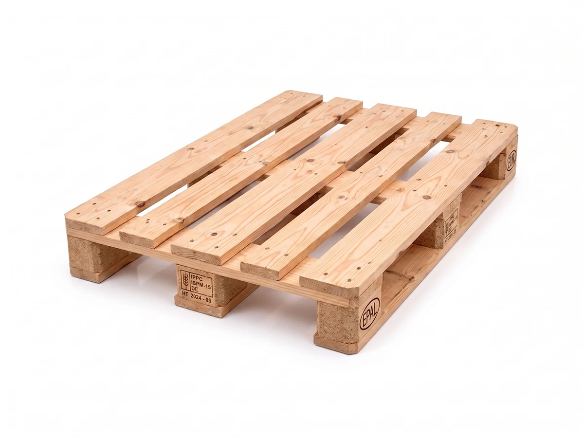 Pallet EPAL nuovo 80x120 cm - europallet certificato I-717 per interscambio ed export