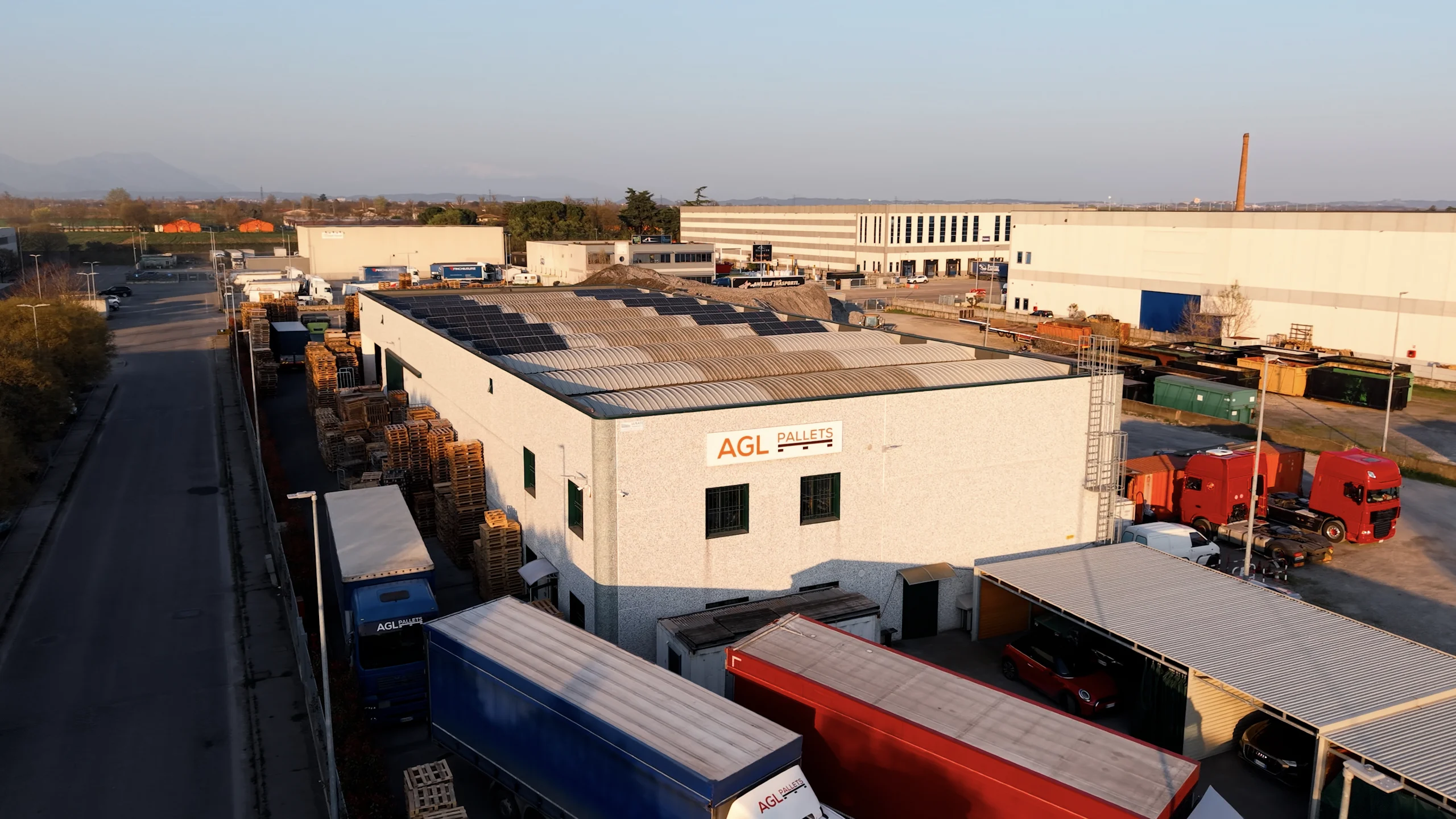 AGL Pallets yard and plant